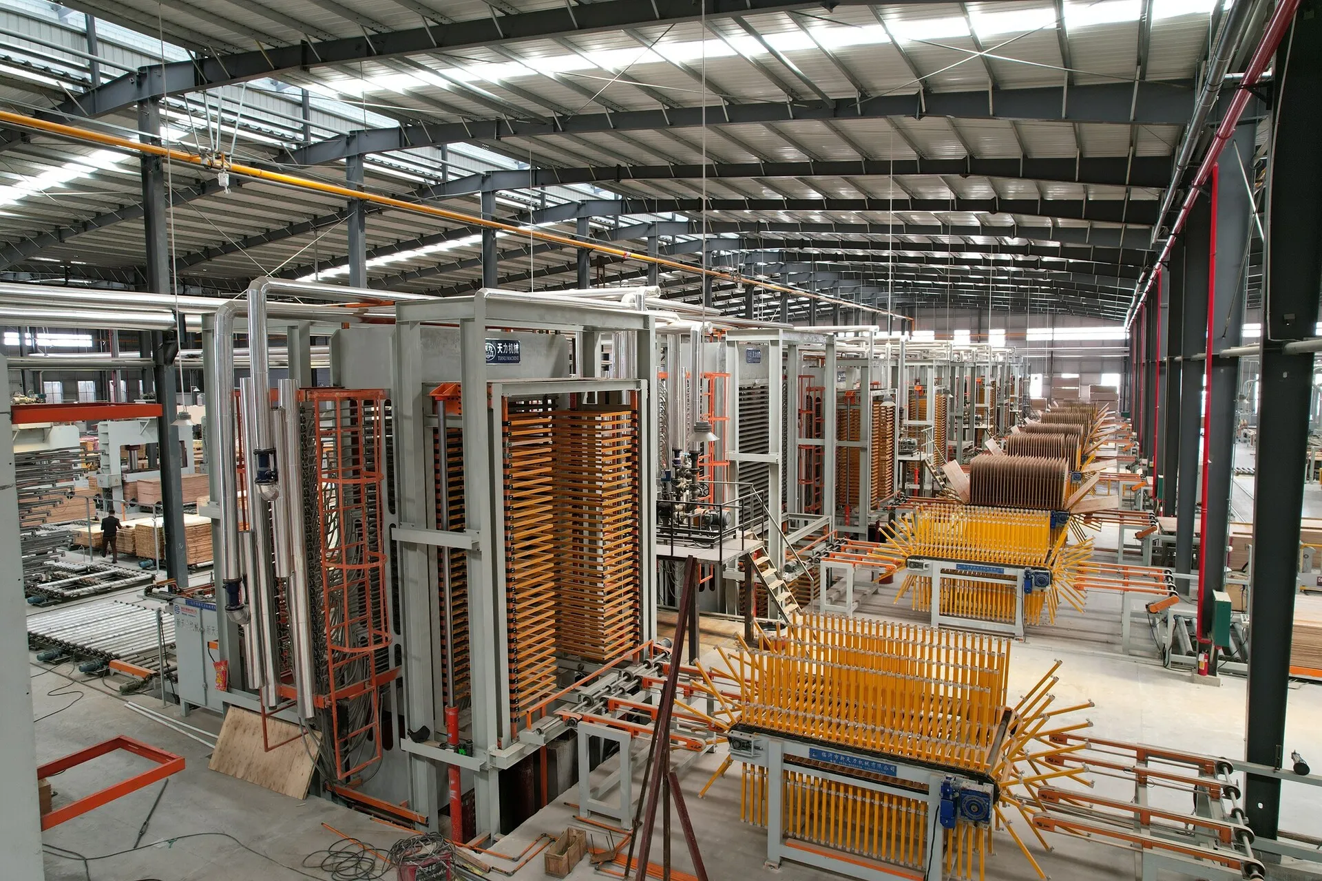 Galaxi plywood manufacturing and production line in Linyi China