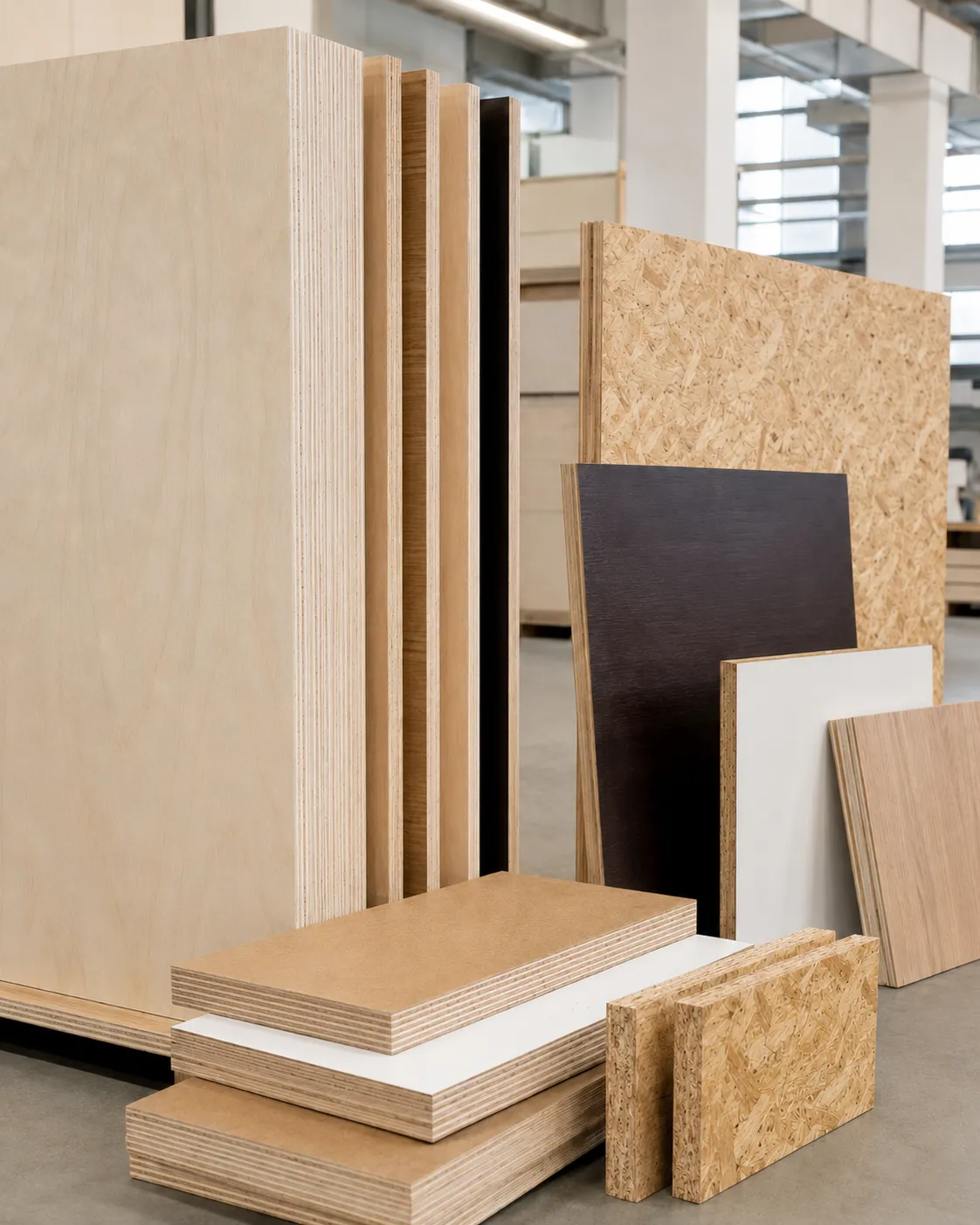 Custom plywood MDF OSB and wood panel specification options for international buyers