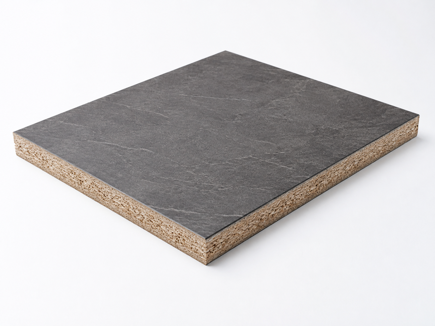 Melamine laminated particleboard panel
