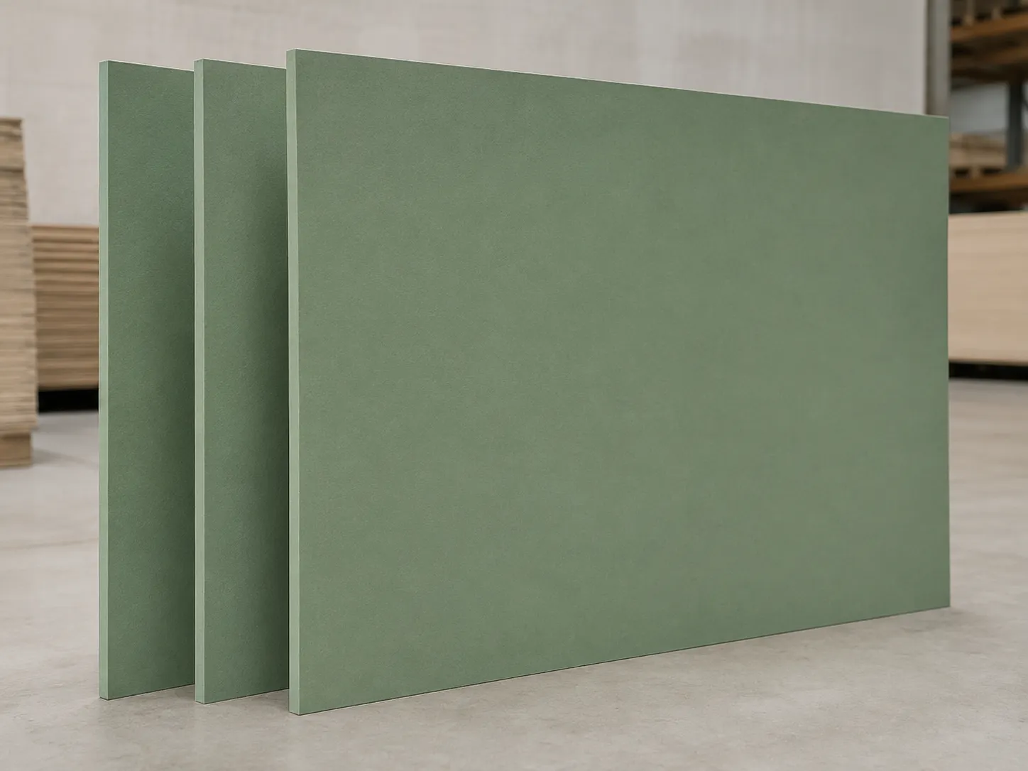 Moisture resistant MDF board for humid interior applications