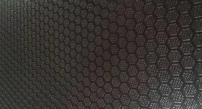 Anti-slip film faced plywood textured surface