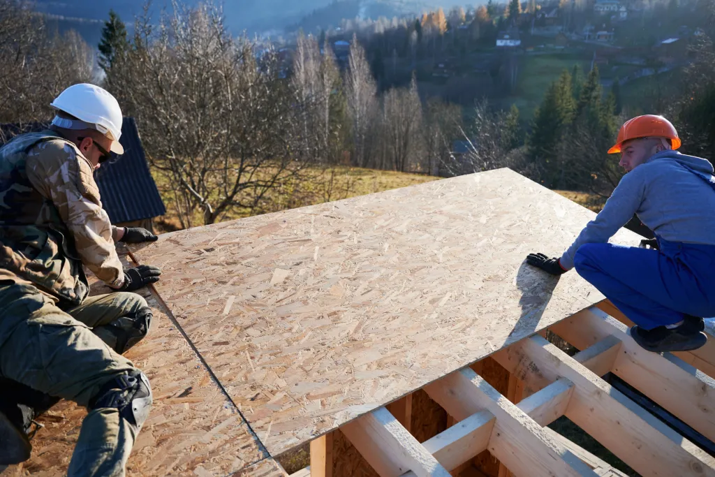 Stacked OSB panels for construction and structural applications