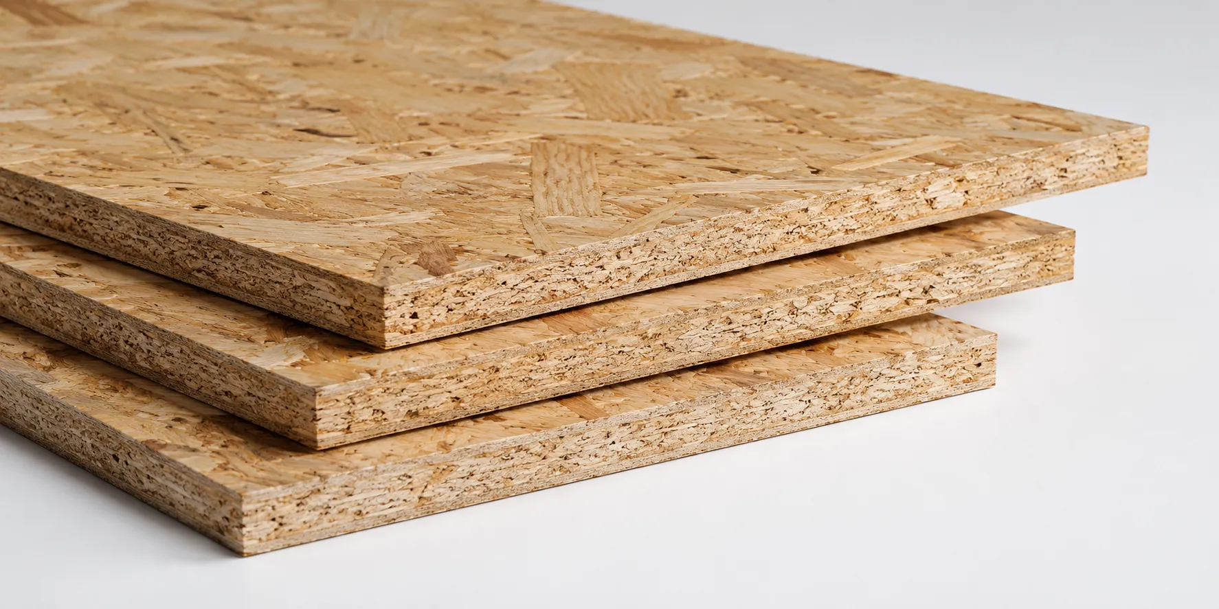 Square edge OSB panel edge detail